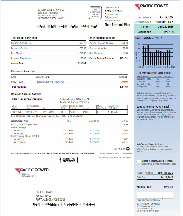  Minol USA business utility bill 